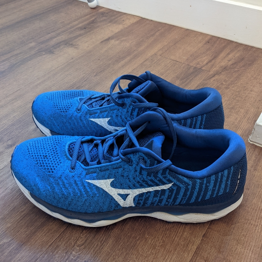 Mizuno Wave Sky Wavknit 3 - 11.5M - Blue